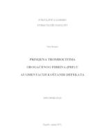 Primjena trombocitima obogacenog fibrina (PRF) u augmentaciji koštanih defekata