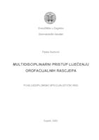 Multidisciplinarni prostup liječenju orofacijalnih rascjepa