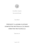 Prednosti vlaknima ojačanih kompozitnih materijala za izradu direktnih restauracija