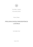 Procjena ishoda endodontskog liječenja