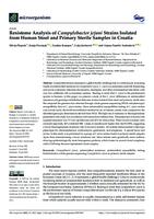 Resistome Analysis of Campylobacter jejuni Strains Isolated from Human Stool and Primary Sterile Samples in Croatia