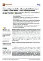 Commercially Available Ion-Releasing Dental Materials and Cavitated Carious Lesions: Clinical Treatment Options