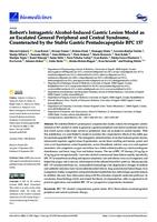 Robert’s Intragastric Alcohol-Induced Gastric Lesion Model as an Escalated General Peripheral and Central Syndrome, Counteracted by the Stable Gastric Pentadecapeptide BPC 157