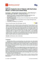 Salivary Cortisol Levels in Patients with Oral Lichen Planus—A Pilot Case-Control Study