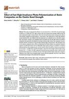 Effect of Fast High-Irradiance Photo-Polymerization of Resin Composites on the Dentin Bond Strength