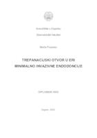 Trepanacijski otvor u eri minimalno invazivne endodoncije