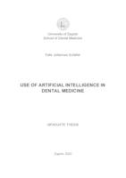 Use of Artificial Intelligence in Dental Medicine