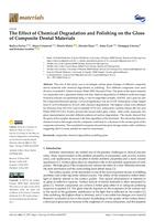 The Effect of Chemical Degradation and Polishing on the Gloss of Composite Dental Materials