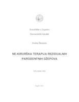 Ne-kirurška terapija rezidualnih parodontnih džepova