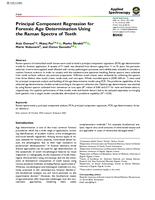 Principal Component Regression for Forensic Age Determination Using the Raman Spectra of Teeth
