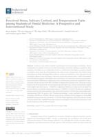 Perceived Stress, Salivary Cortisol, and Temperament Traits among Students of Dental Medicine: A Prospective and Interventional Study