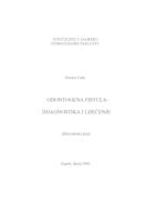 Odontogena fistula - dijagnostika i liječenje 