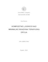 Kompozitne ljuskice kao minimalno invazivna terapijska opcija