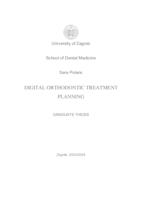 Digital orthodontic treatment planning