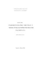 Parodontološki tretman u medicinski kompromitiranih pacijenata 