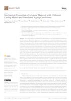 Mechanical Properties of Alkasite Material with Different Curing Modes and Simulated Aging Conditions