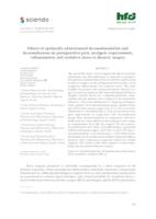 Effects of epidurally administered dexmedetomidine and dexamethasone on postoperative pain, analgesic requirements, inflammation, and oxidative stress in thoracic surgery