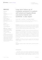 Long-term follow-up of complete remission in a patient with advanced hepatocellular carcinoma treated with sorafenib: a case report