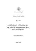 Accuracy of intraoral and extraoral scanners in fixed prosthodontics