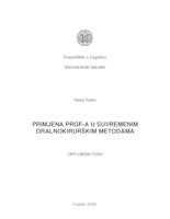 Primjena PRGF-a u suvremenim oralnokirurškim metodama