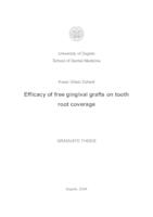 Efficacy of free gingival grafts on tooth root coverage