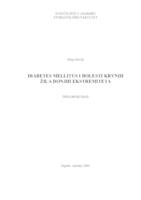 Diabetes mellitus i bolesti krvnih žila donjih ekstremiteta 