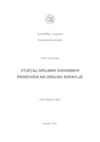 Utjecaj grijanih duhanskih proizvoda na oralno zdravlje