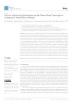 Effects of Ionizing Radiation on the Shear Bond Strength of Composite Materials to Dentin