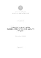 Povezanost endodontskog statusa i kvalitete života