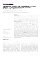 Prevalence of Antibiotic Use in Hospitalized COVID-19 Patients: An Observational Study in Secondary Healthcare Hospitals in Kosovo