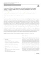 Influence of different PEEP levels on electrical impedance tomography findings in patients under general anesthesia ventilated in the lateral decubitus position