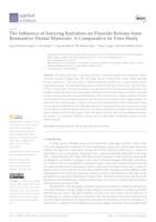 The Influence of Ionizing Radiation on Fluoride Release from Restorative Dental Materials: A Comparative In Vitro Study