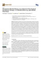 Therapeutic Manuka Honey as an Adjunct to Non-Surgical Periodontal Therapy: A 12-Month Follow-Up, Split-Mouth Pilot Study