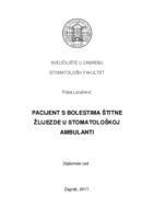 Pacijent s bolestima štitne žlijezde u stomatološkoj ambulanti