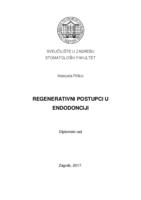 Regenerativni postupci u endodonciji