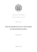 Oralne manifestacije u bolesnika sa šećernom bolesti