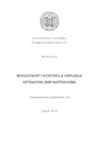 Mogućnosti kontrole hrkanja intraoralnim napravama