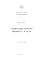 Socket shield tehnika u prezervaciji alveole