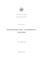 Odontogene ciste-dijagnostika i liječenje