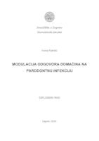 Modulacija odgovora domaćina na parodontnu infekciju