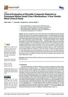 prikaz prve stranice dokumenta Clinical Evaluation of Flowable Composite Materials in Permanent Molars Small Class I Restorations: 3-Year Double Blind Clinical Study