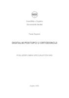 prikaz prve stranice dokumenta Digitalni postupci u ortodonciji