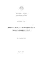 prikaz prve stranice dokumenta Fausse route: dijagnostički i terapijski postupci