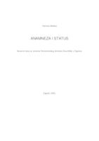 prikaz prve stranice dokumenta Anamneza i status