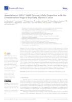 prikaz prve stranice dokumenta Association of BRAF V600E Mutant Allele Proportion with the Dissemination Stage of Papillary Thyroid Cancer