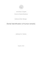 prikaz prve stranice dokumenta Dental Identification of human remains