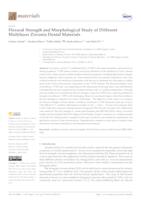 prikaz prve stranice dokumenta Flexural Strength and Morphological Study of Different Multilayer Zirconia Dental Materials
