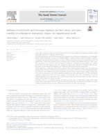 prikaz prve stranice dokumenta Influence of pH levels and beverage exposure on force decay and color stability of orthodontic elastomeric chains: An experimental study