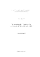 prikaz prve stranice dokumenta Dijagnostika i liječenje antrooralne komunikacije