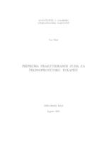 prikaz prve stranice dokumenta Priprema frakturiranih zuba za fiksnoprotetsku terapiju 